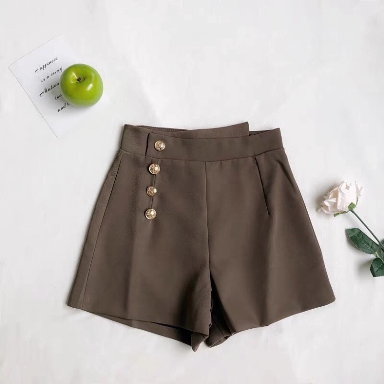 Quần Short nữ-Quần Sooc nữ cạp cao 4 khuy mã 901 | BigBuy360 - bigbuy360.vn
