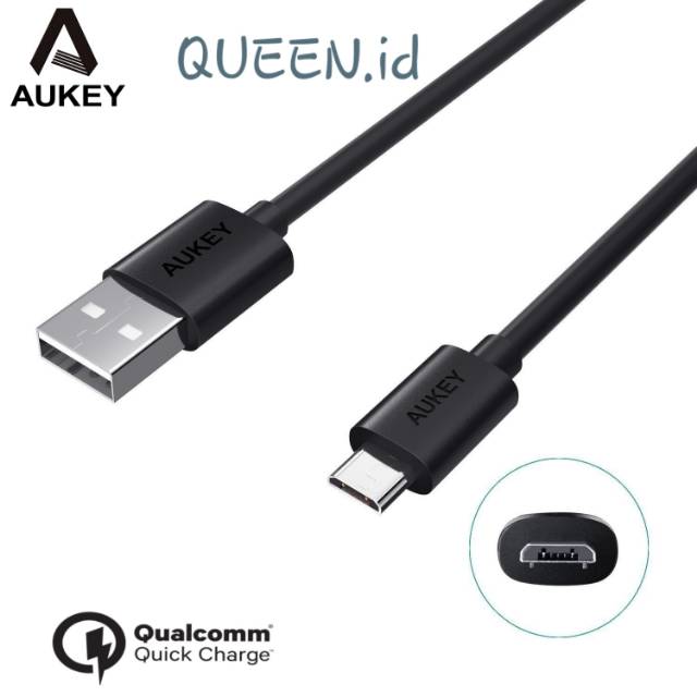 Aukey Dây Cáp Sạc Truyền Dữ Liệu Micro Usb 2m / 2m Cho Xiaomi Oppo Vivo Samsung