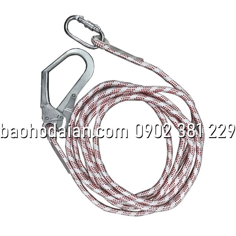Dây cứu sinh leo cao khóa D móc sắt dây thừng