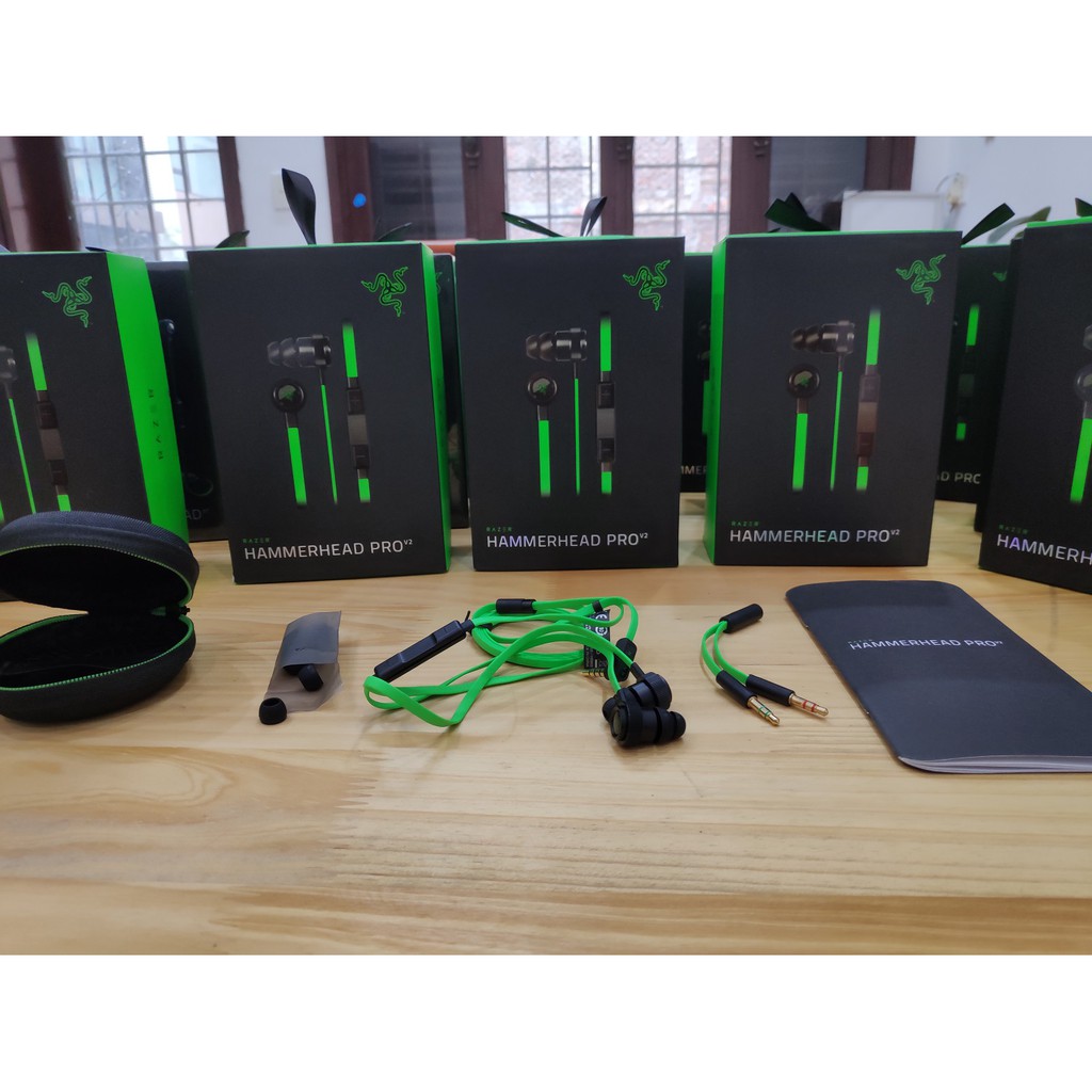 Tai nghe Razer Hammerhead Pro V2  Mới 100% Fullbox hàng chất lượng