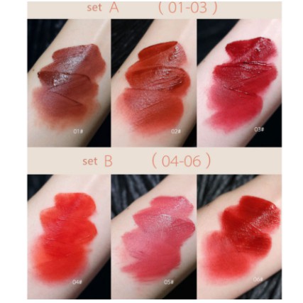 Set 3 Cây Son Kem Lì Herorange Fluffy Lip Glaze Son Hàng Nội Địa Trung (V3)