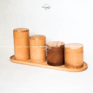 Hộp tre đựng trà - handmade