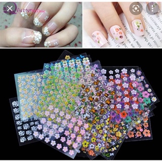 1 vỉ 3D nail sticker (mẫu ngẫu nhiên)