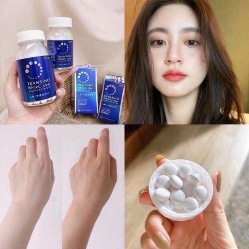 Viên uống trắng da Transino White C 120 Viên Và 240 Viên Nhật Bản, Viên Uống Trắng Da Transino