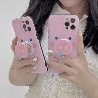 [ Có Sẳn- ảnh thật ] Ốp lưng iphone heo con đáng iuuu kèm popsocket 🐽