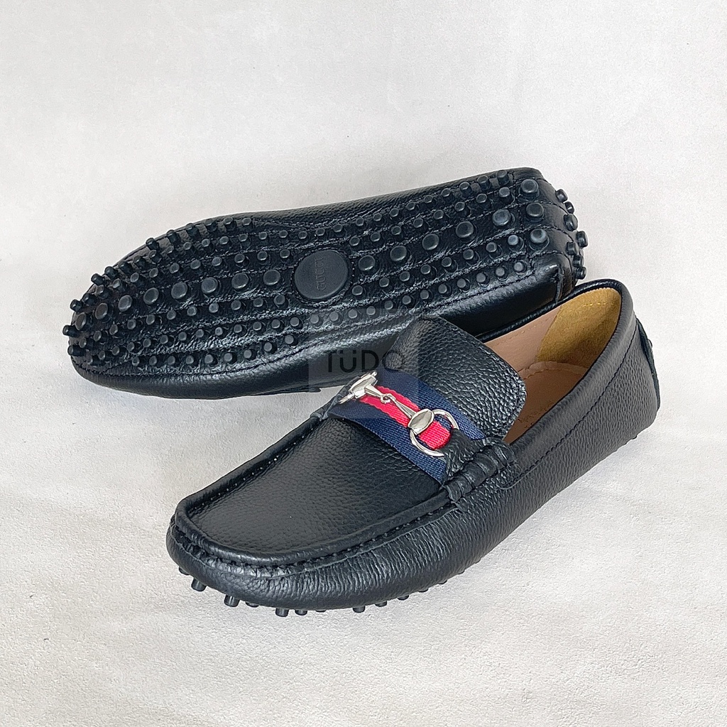 Giày Mọi Nam Da Thật GUCCI ITALY - Ảnh Thật