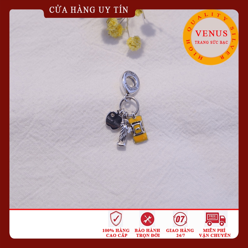 [Charm bạc 925 cao cấp] Treo biểu tượng thành phố New York- Mã sản phẩm VENUS156