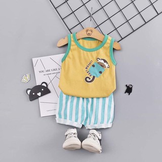 Bộ sát nách bé trai bé gái mẫu cà rốt