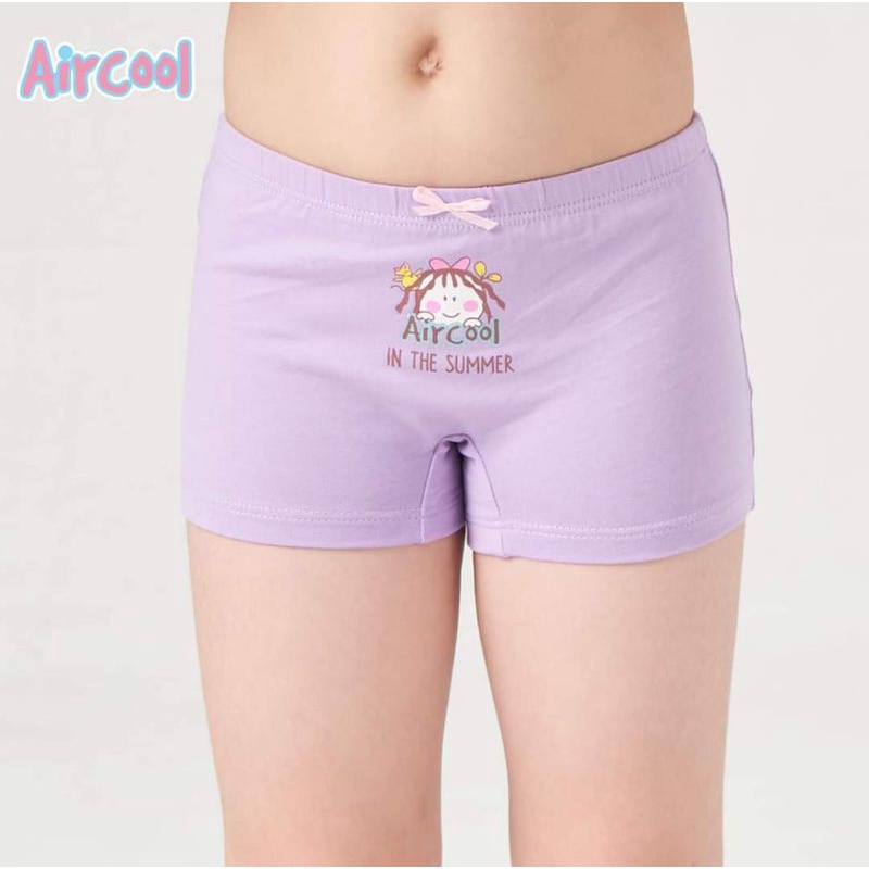 Quần lót đùi bé gái 100%coton Organic hiệu Aircool