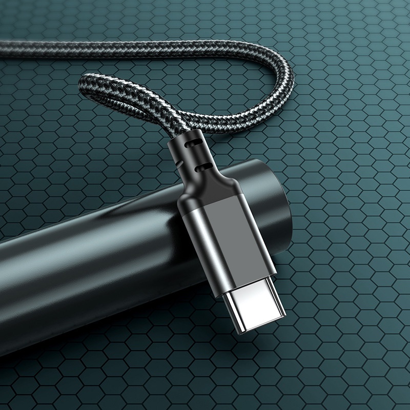 Cáp Sạc Và Truyền Dữ Liệu USB Type C 2 Đầu Hỗ Trợ Sạc Nhanh Công Suất Tối Đa 100W Dòng 5A Chính Hãng NAHU