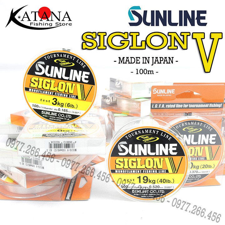 Cước Câu Chính Hãng SUNLINE - SIGLON V - Made In Japan