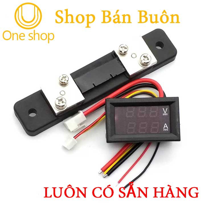 Module Đo Dòng Đo Áp 0-100V/50A ( Có Kèm Trở Shunt )