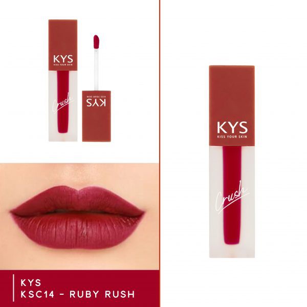 Son kem KYS Chocolate Crush ĐỎ NHUNG KSC14 – RUBY RUSH