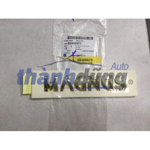 LÔ GÔ CHỮ MAGNUS DAEWOO MAGNUS-96406973