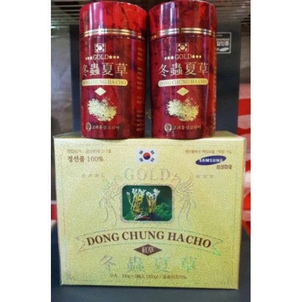 Đông trùng hạ thảo Hàn Quốc dạng viên 2 lọ 200g