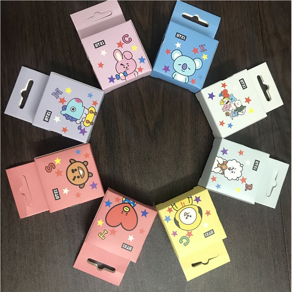 Cuộn Băng Keo Dán Trang Trí Album Ảnh In Hình Bt21 Bts Bền Không Độc Hại