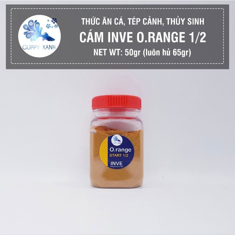 Thức ăn cá inve O.range thế hệ mới - Cám inve Orange 1/2 2/4 3/5 5/8