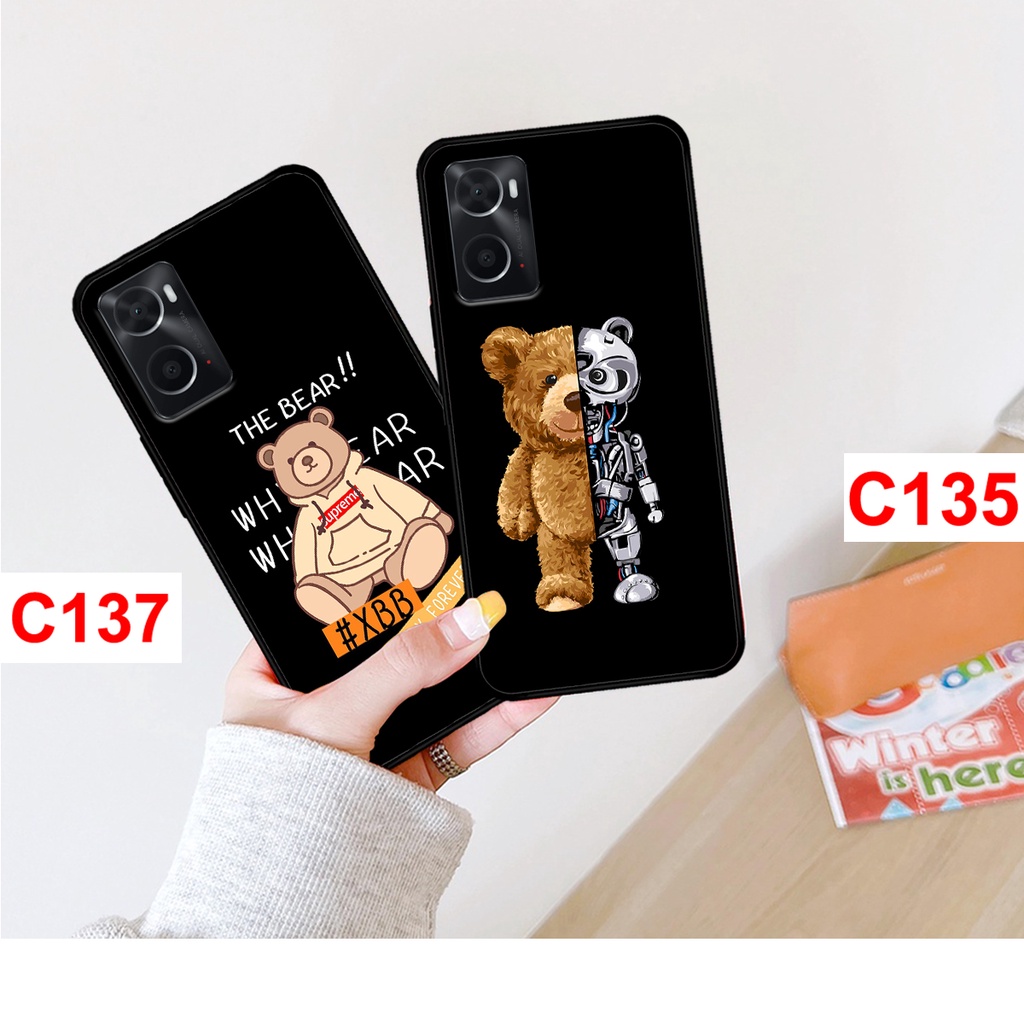 Ốp lưng Oppo A36 - Oppo A76 in hình gấu bear cute, dễ thương. ốp oppo A36 - A76 rẻ bền đẹp.