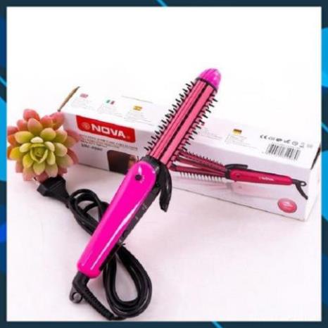 Luợc điện 3in1 Xoăn Là Dập xù tóc cao cấp Nova