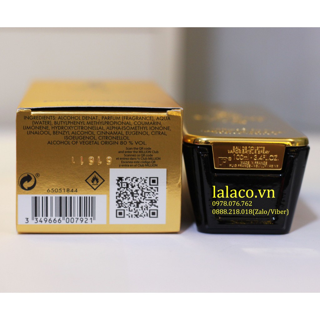 Nước Hoa Nam Paco Rabanne One Million EDT 100ml