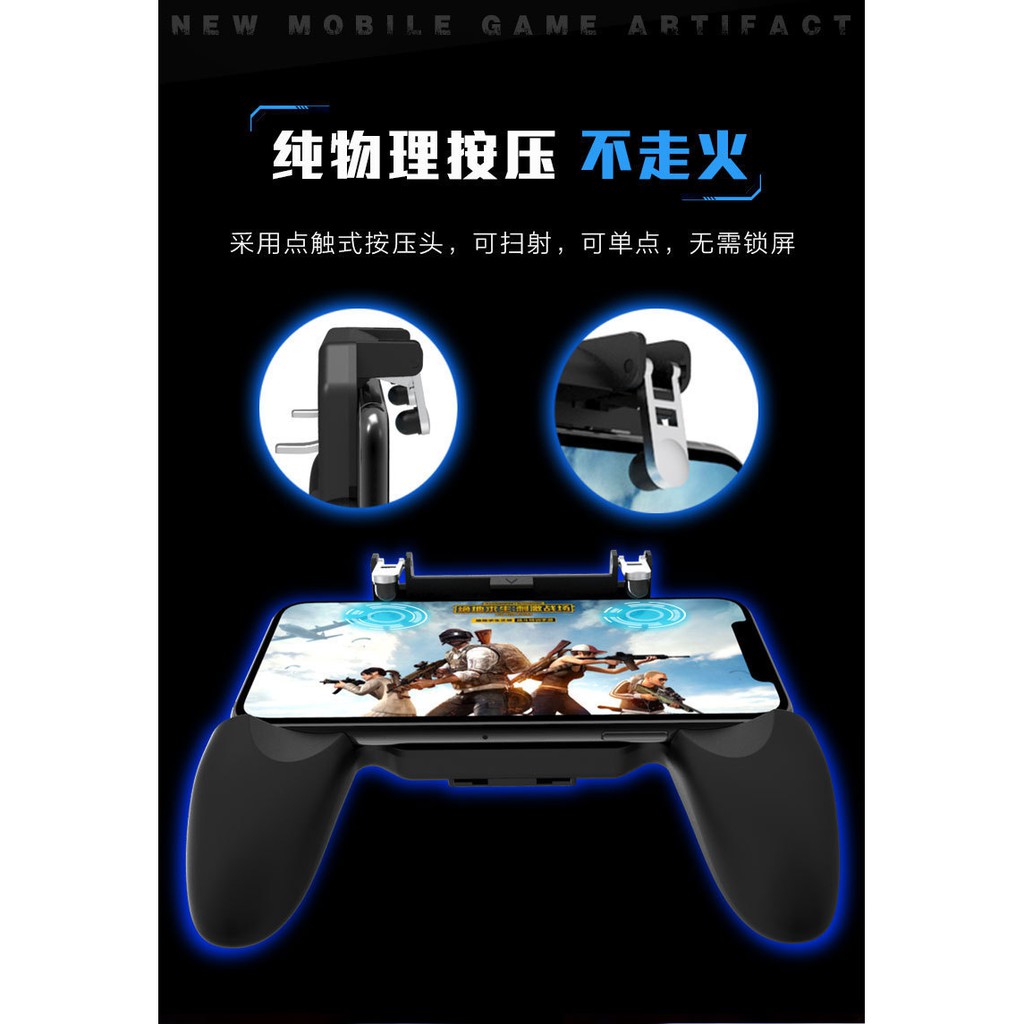 Tay Cầm Chơi Game W10 Bằng Kim Loại Chất Lượng Cao