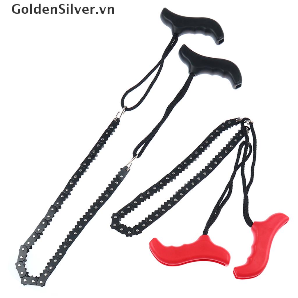 Cưa xích sinh tồn cầm tay bằng thép có thể gập lại tiện lợi