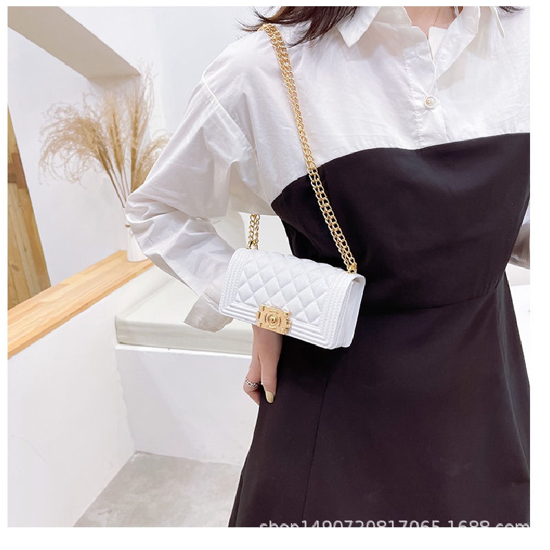 Túi Đeo Chéo Mini Phối Dây Xích Thời Trang Mới Ml248 2021