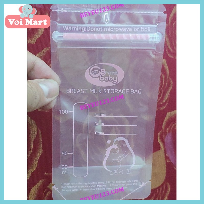 💦DEAL SOCK💦 TÚI TRỮ SỮA GB BABY 100ML HÀN QUỐC HỘP 30 TÚI