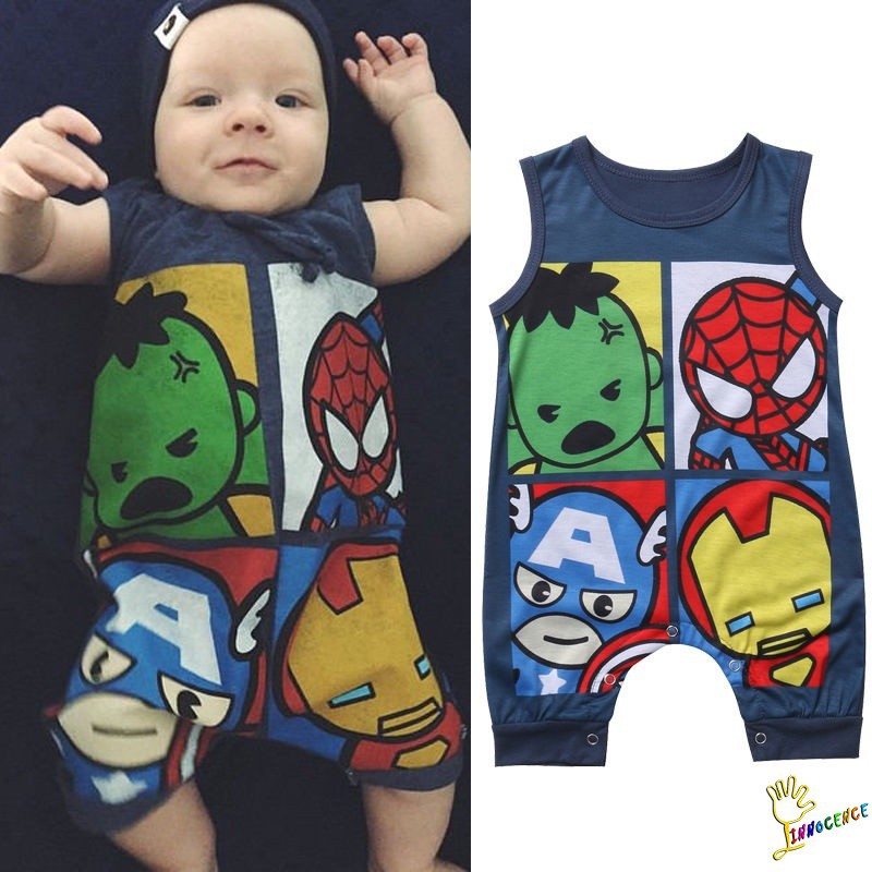 ❤XZQ-Fashion Newborn Infant Baby Boy Girl Cotton Romper Jumpsuit Bodysuit Kids Clothes Outfit