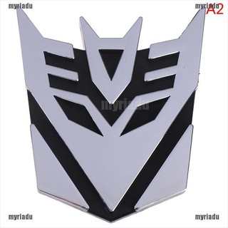 Sticker Logo Transformers 3D Dán Trang Trí Xe Hơi