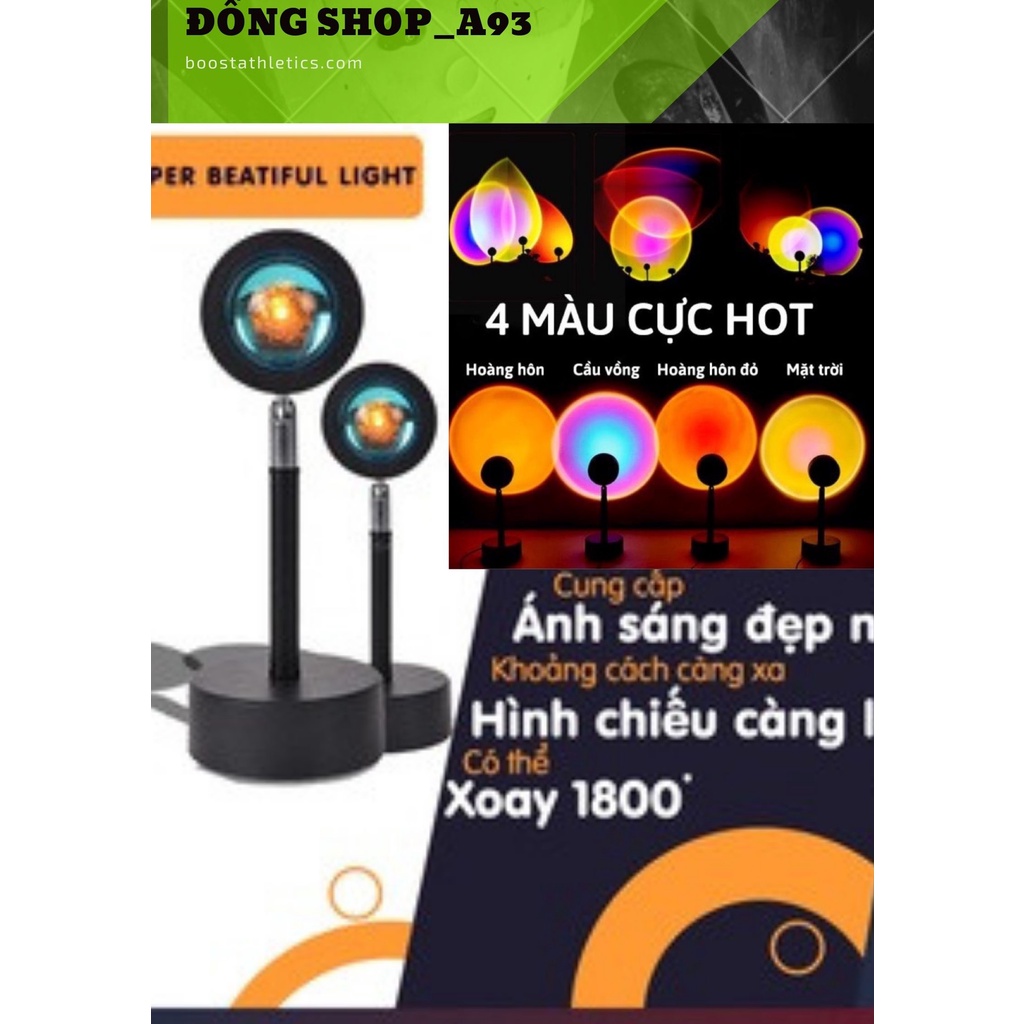 ✌️FreeShip✌️ Đèn Led Hoàng Hôn, Cầu Vồng, Mặt Trời, RainBow Hot Tiktok, Selfie,Chiếu Ánh Sáng Cho Cảnh Nền Ảo Rất Đẹp