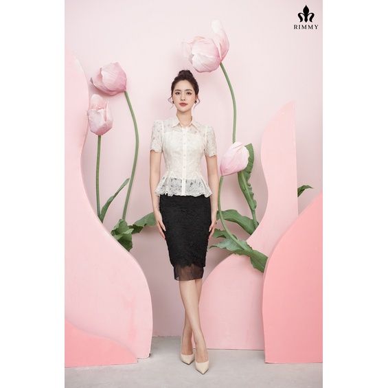 Áo sơ mi công sở Vera shirt Rimmy ren hàn cao cấp