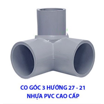 CO GÓC 3 HƯỚNG PHI 27 - 21 PVC