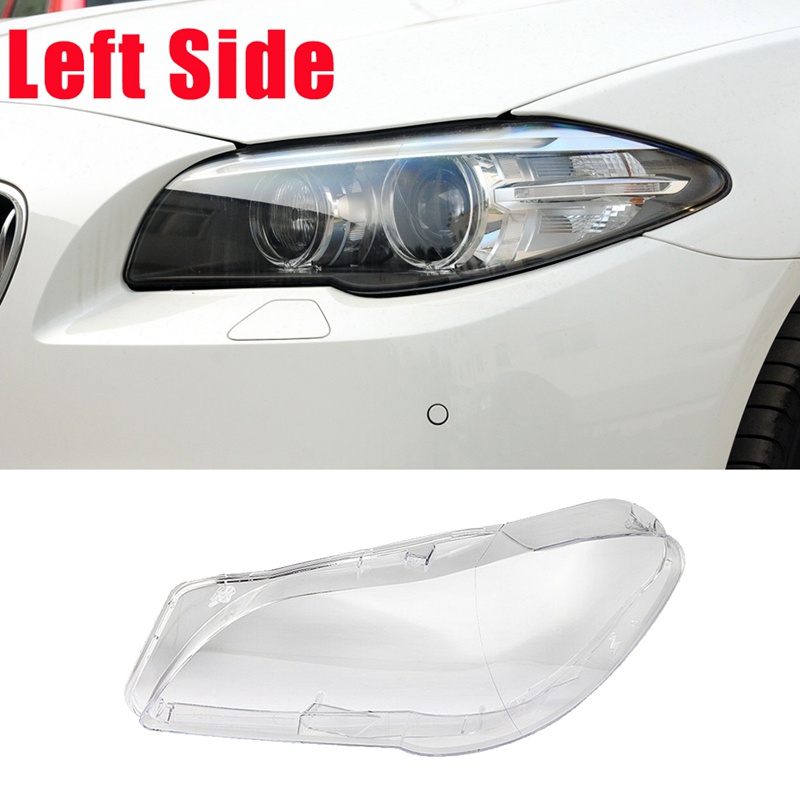 Trái phải cho BMW F10 F18 5 Dòng 528 535 550 2010-2016 Đèn pha ô tô Nắp đậy ống kính Đèn pha Chụp đèn Vỏ đèn tự động