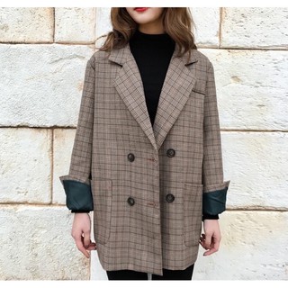 ÁO BLAZER KẺ CARO [CÓ ẢNH THẬT]