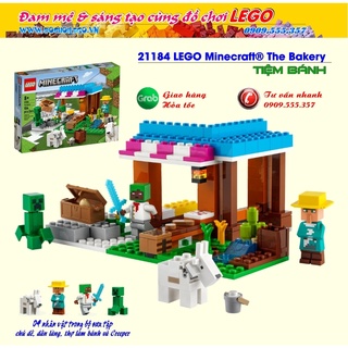 21184 Đồ chơi lắp ráp Iego Minecraft The Bakery - Đồ chơi lắp ráp Tiệm Bánh