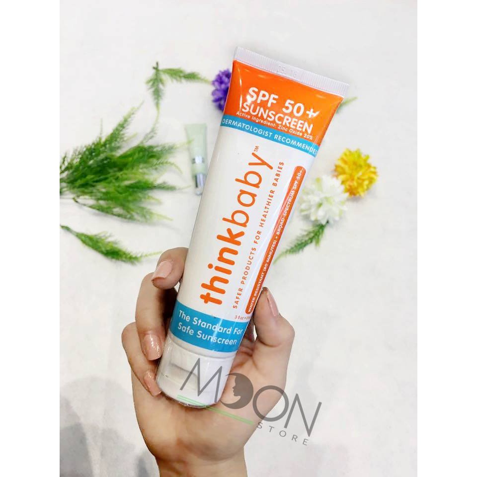 KEM CHỐNG NẮNG VẬT LÝ CHO MẸ BẦU VÀ BÉ THINKBABY SUNSCREEN SPF50 89ML CHÍNH HÃNG - 5956