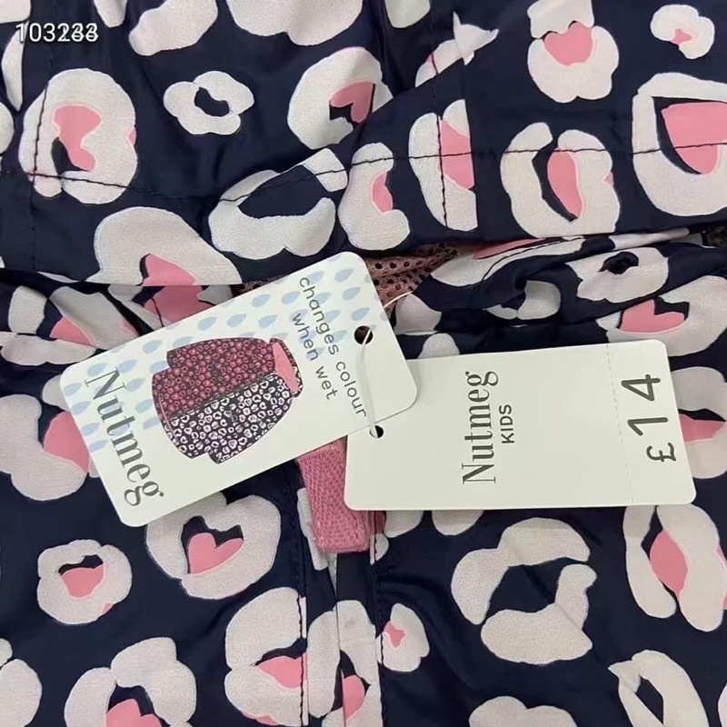 Áo khoác gió chống thấm bé gái