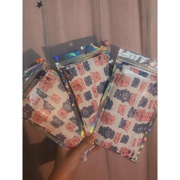 Khẩu Trang In Hình Gấu Care Bear ( loại dành cho người lớn ) | BigBuy360 - bigbuy360.vn