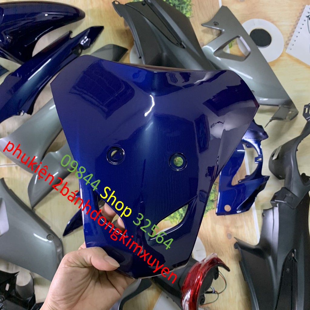 Dàn áo xe wave s100 -wave rs -wave Alpha đời 2006 đến 2016 máy 100 và 50cc,MÀU XANH TÍM
