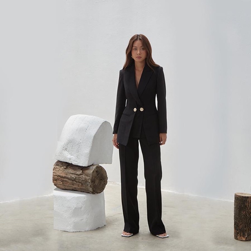 Áo Blazer đen Cocosin