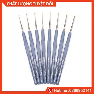 [Nhập mã PLAYYARN nhận thêm ưu đãi] Kim Móc Len Tulip Lavender (Màu Xanh)