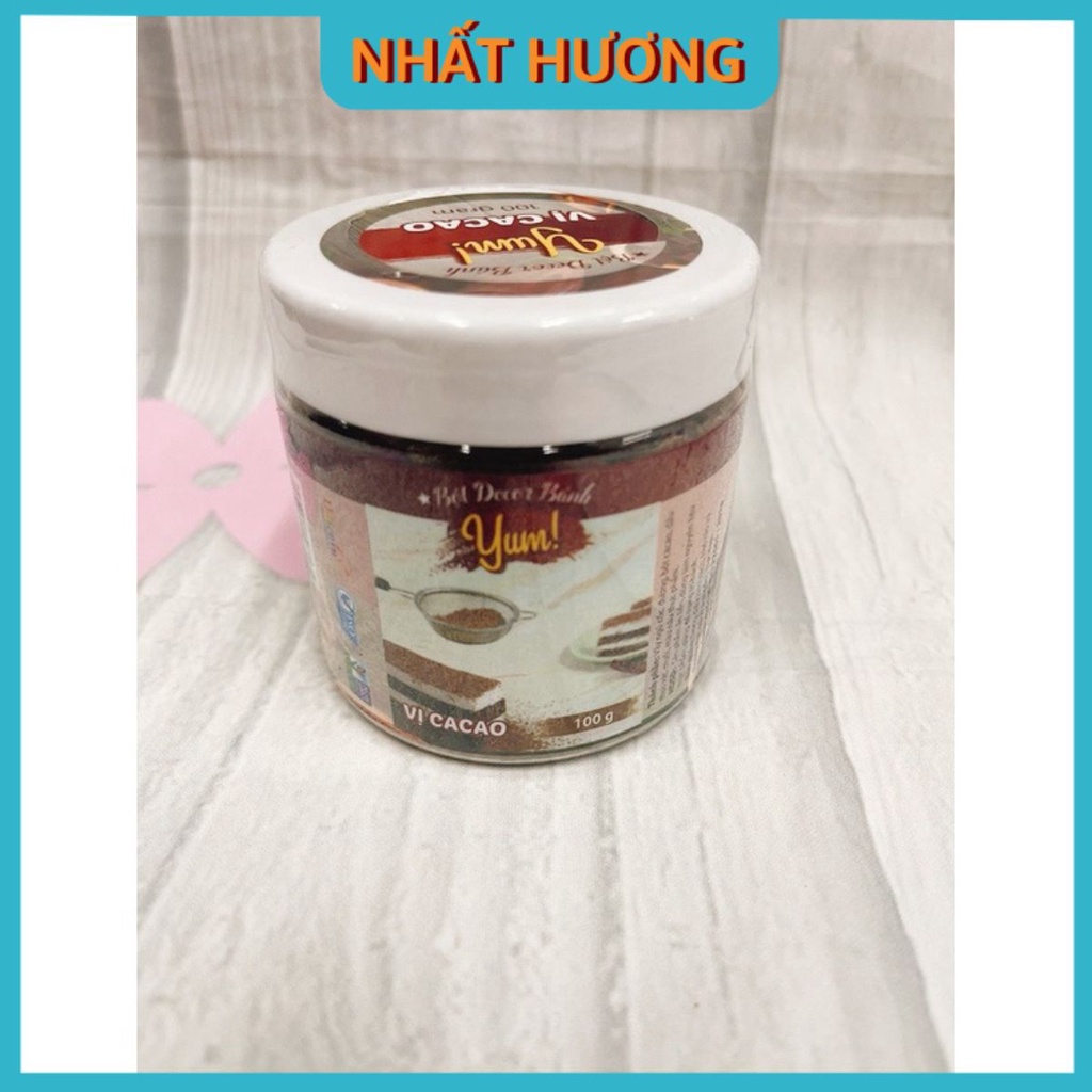 Bột Decor Bánh Vị Cacao 100gr