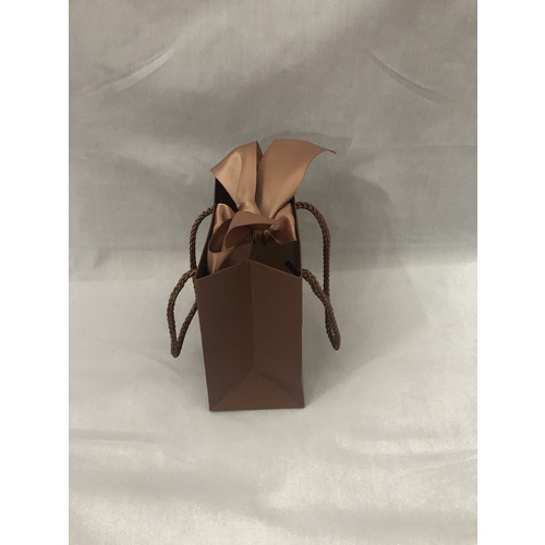 Túi giấy trang trí nơ để quà tặng nhỏ/mỹ phẩm kích thước 12 x 12 x 6,5cm /túi