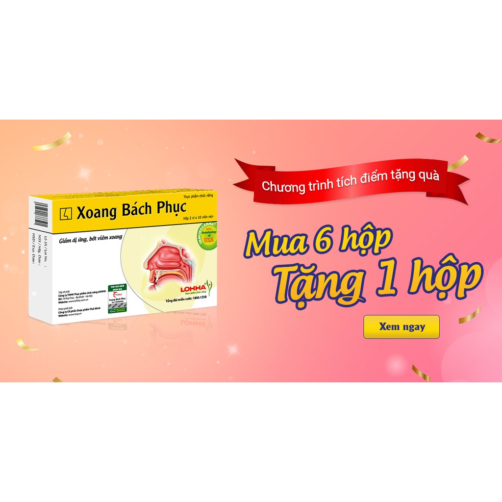 XOANG BÁCH PHỤC - Giảm Dị Ứng , Bớt Viêm Xoang