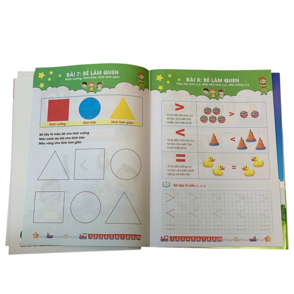 Sách - Bộ phát triển IQ cho bé 5 đến 6 tuổi (Combo 8 cuốn)