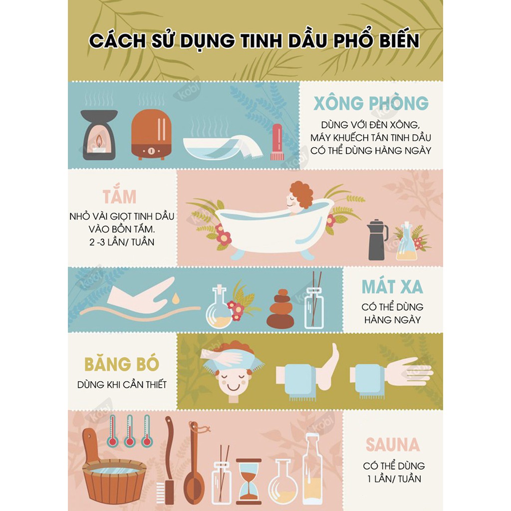 Tinh dầu Cam Ngọt Kobi Orange essential oil giúp thơm phòng, chống trầm cảm, kích thích miễn dịch - 10ml