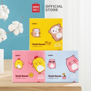 Khăn giấy lụa Miniso Z-cartoon 6 gói - Hàng chính hãng