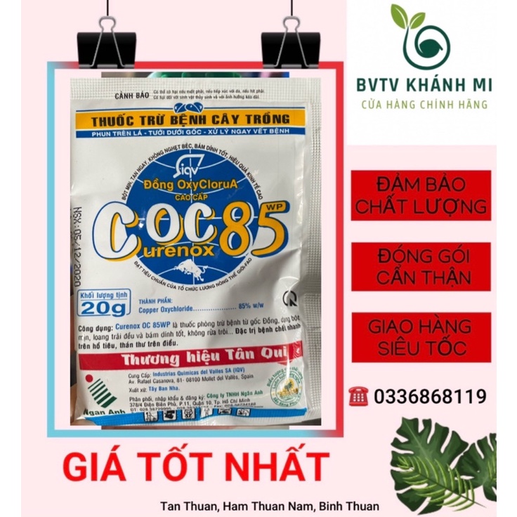 Thuốc trừ bệnh Coc 85 WP (gói 20g)