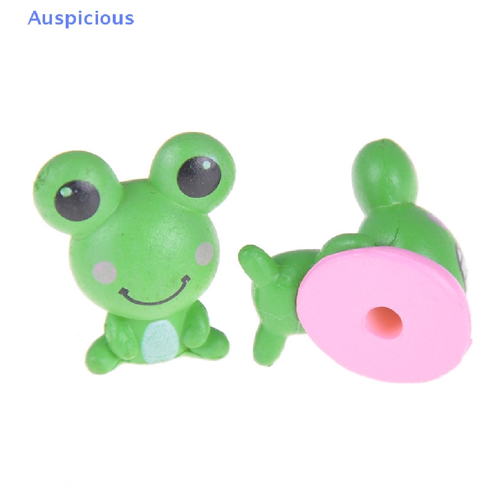 Set 2 Mô Hình Chú Ếch Mini Trang Trí Sân Vườn / Nhà Cửa / Tiểu Cảnh Diy